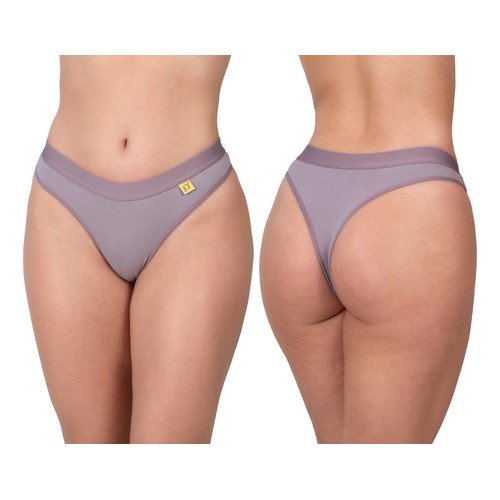 10 Calcinha Fio Dental Algodão Lisa Elástico Tanga Lingerie - Image 6