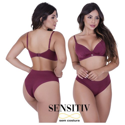 10 Calcinhas Tangão Cintura Alta Sem Costura Laser Atacado - Image 6