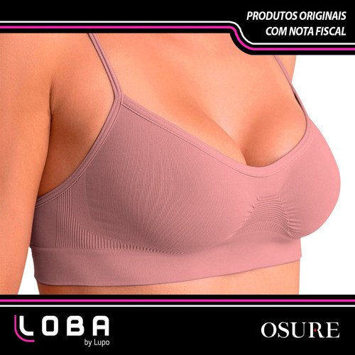 Sutiã Lupo Original Sem Costura Alça Fina Macia Confortável - Image 7