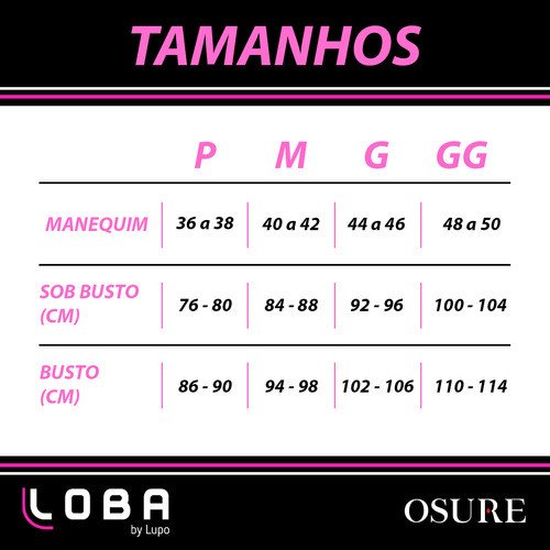 Top Lupo Loba Fitness Alta Sustentação Confortável Academia - Image 4